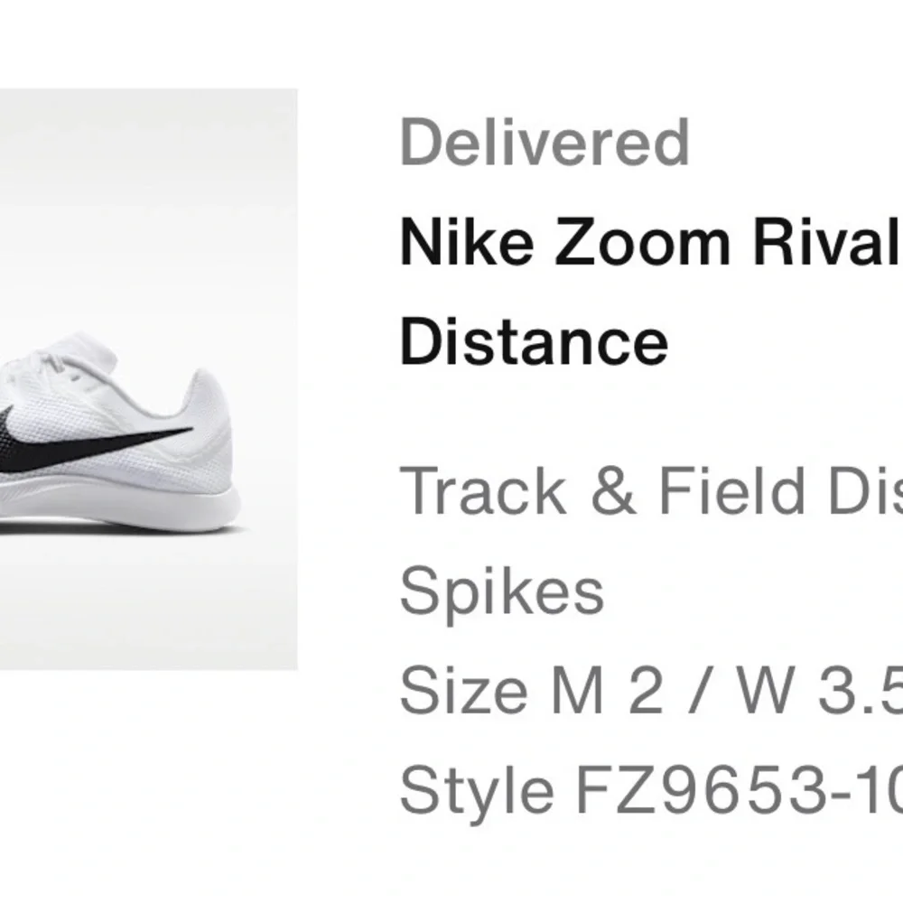 Kids Nike Distance Track Spikes